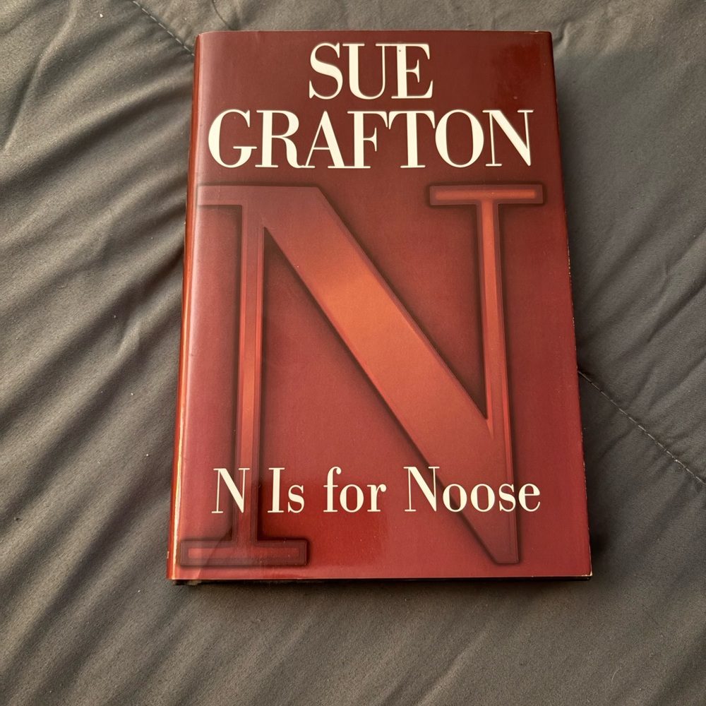 Sue Grafton 'N Is for Noose' Hardcover Book